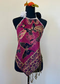 Butterfly Diamond Backless Halter Top
