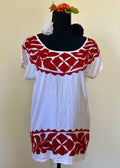 Traditional Oaxacan Embroidered Blouse – San Antonino Style