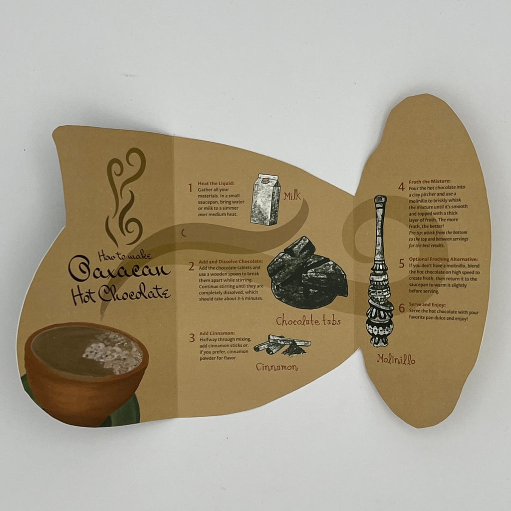 How to make Oaxacan Hot Chocolate Zine by Floresita