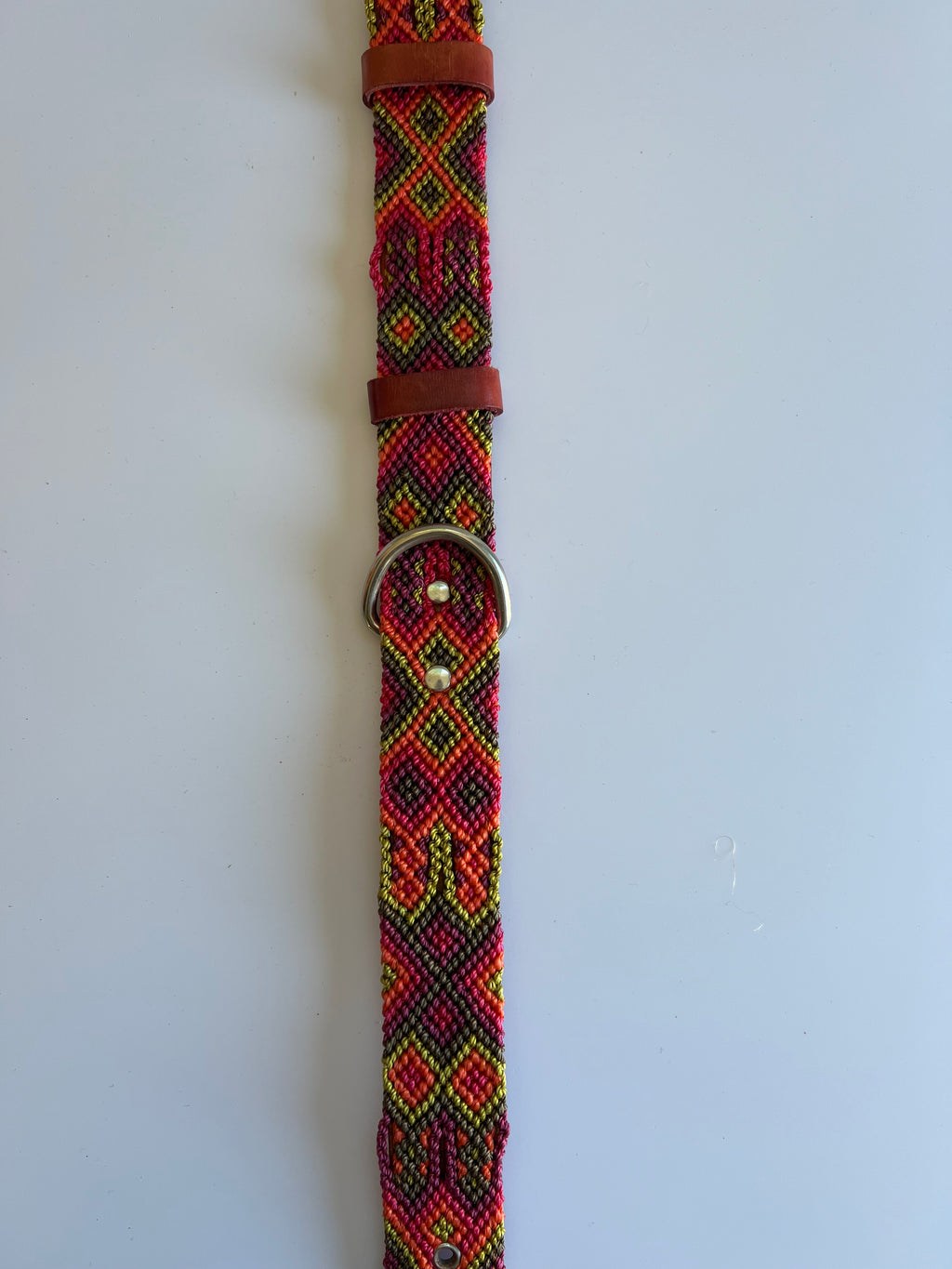 Leather Embroidered Dog Collar