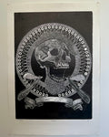 “Sin Título” by Leon Arrazola- Grabado- Woodcut Printmaking