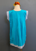 Girls Hand-Embroidered Oaxacan Crochet Dress