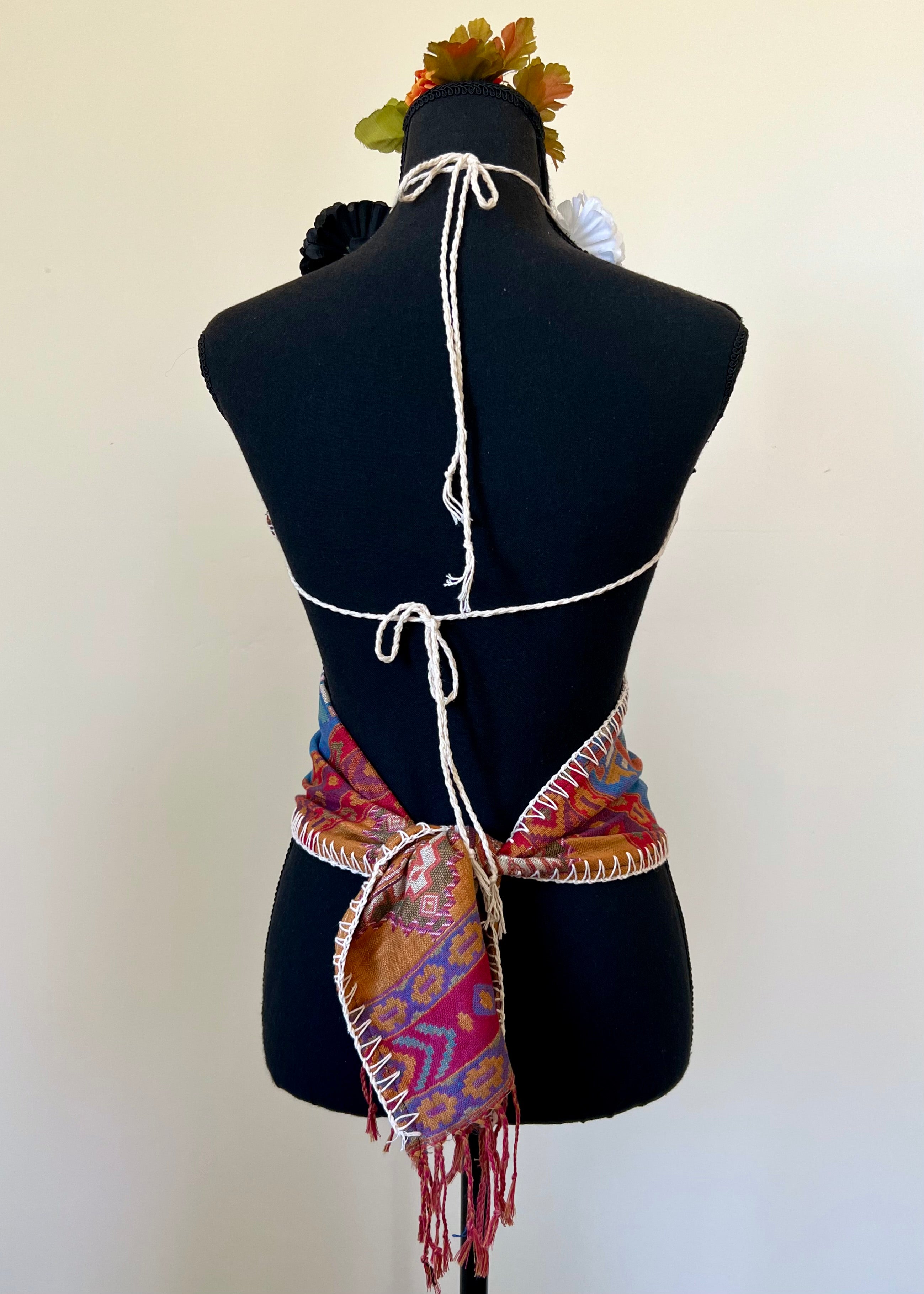 Reversible Cross-Back Wrap Top