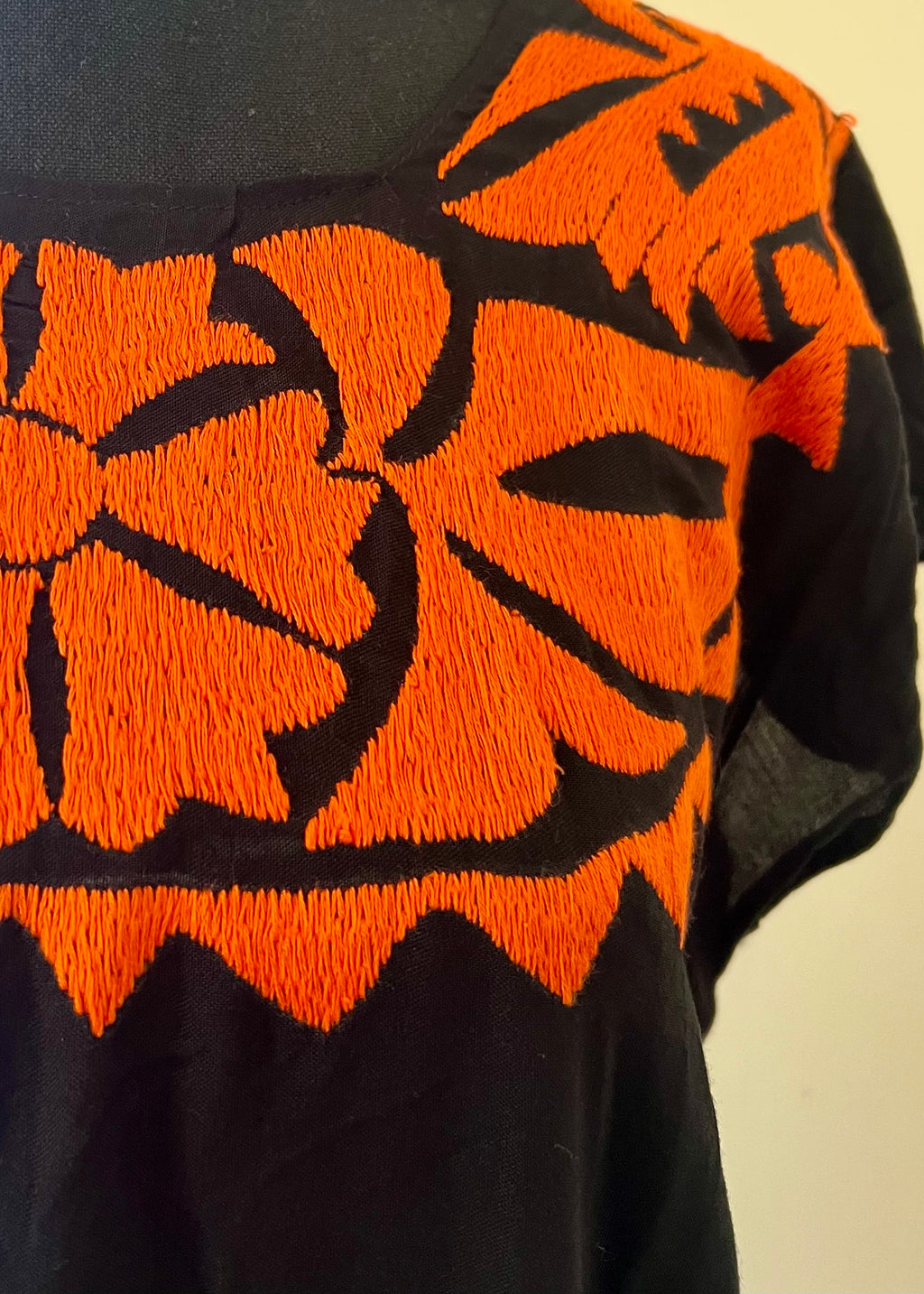Traditional Oaxacan Embroidered Blouse – San Antonino Style