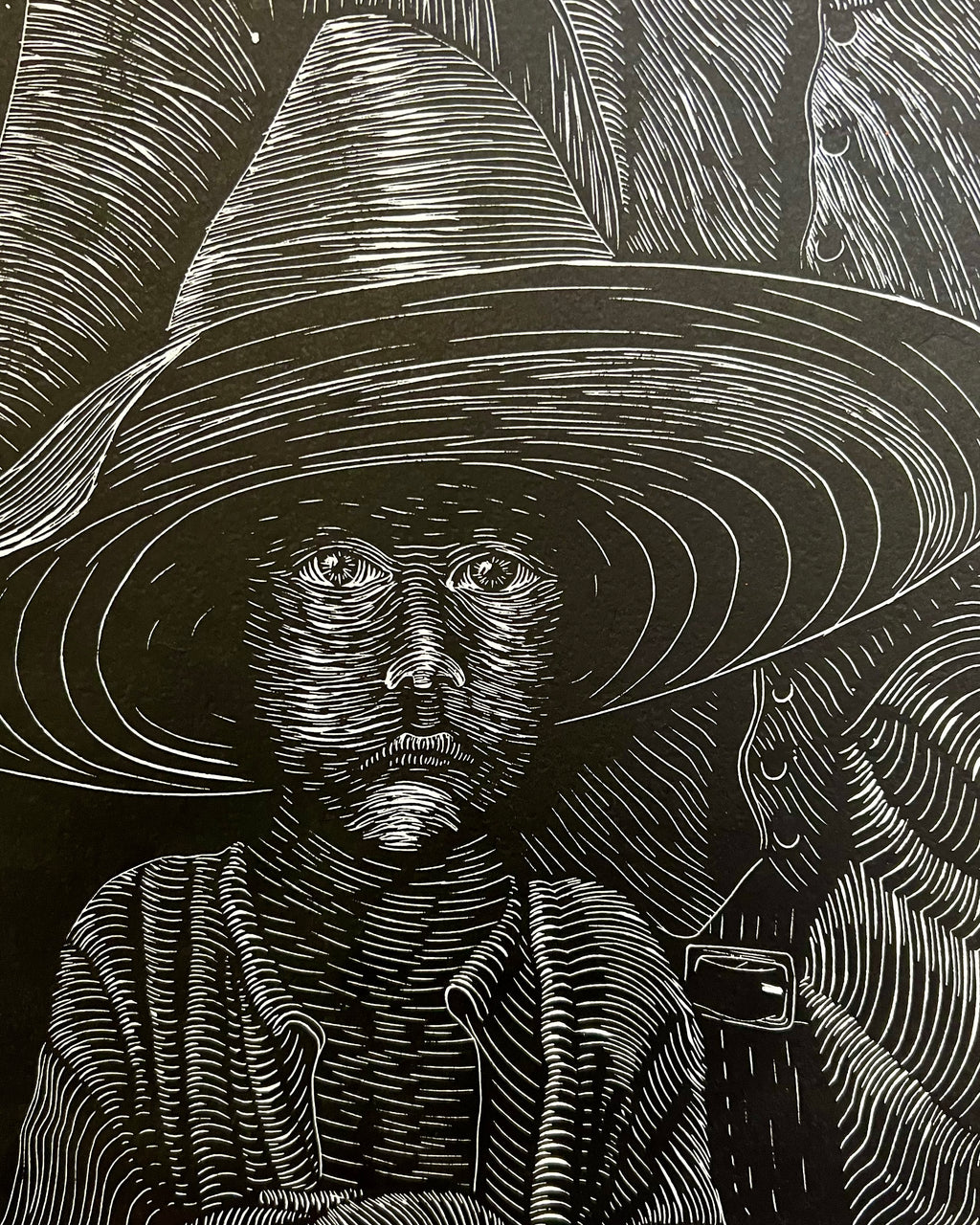 “Zapato” by Leon Arrazola- Grabado- Woodcut Printmaking