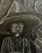 “Zapato” by Leon Arrazola- Grabado- Woodcut Printmaking