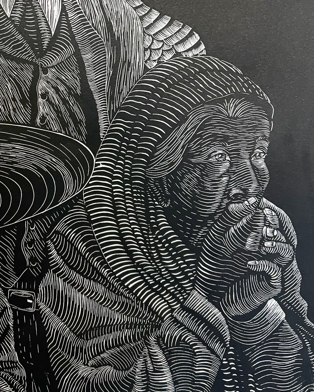 “Zapato” by Leon Arrazola- Grabado- Woodcut Printmaking