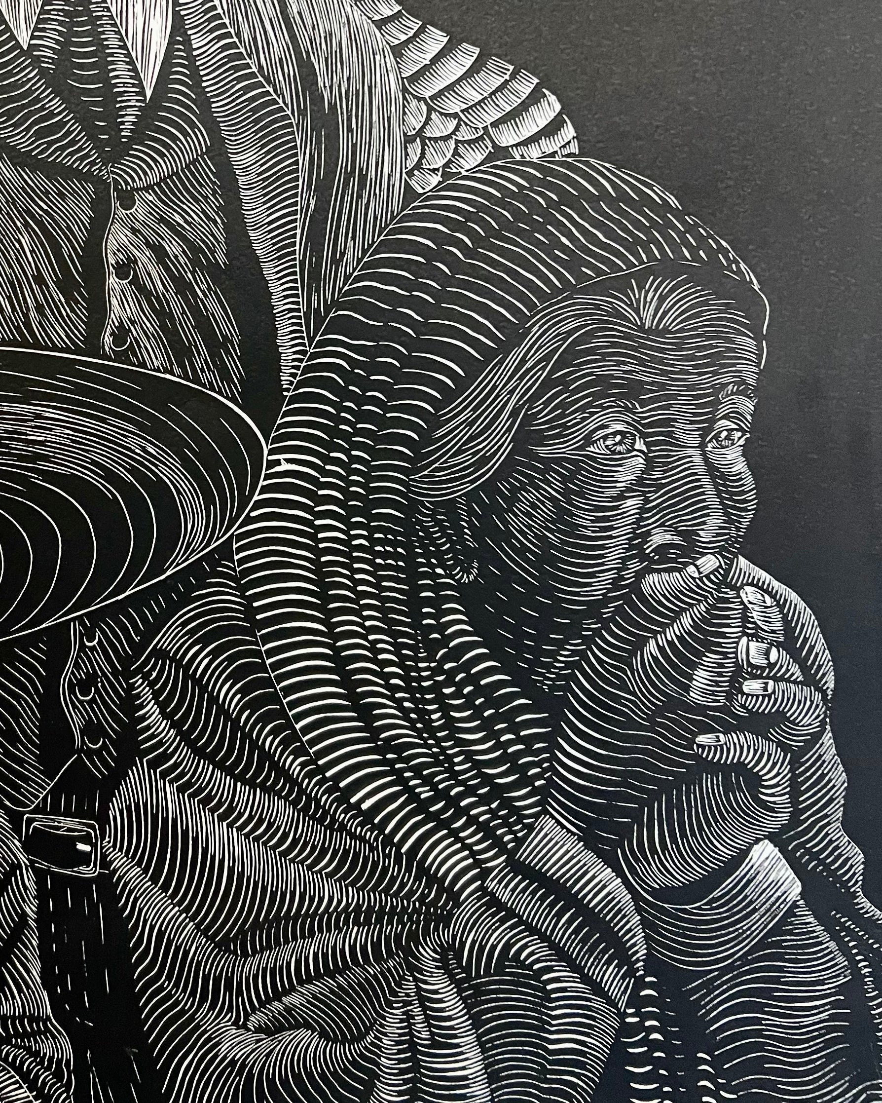 “Zapato” by Leon Arrazola- Grabado- Woodcut Printmaking