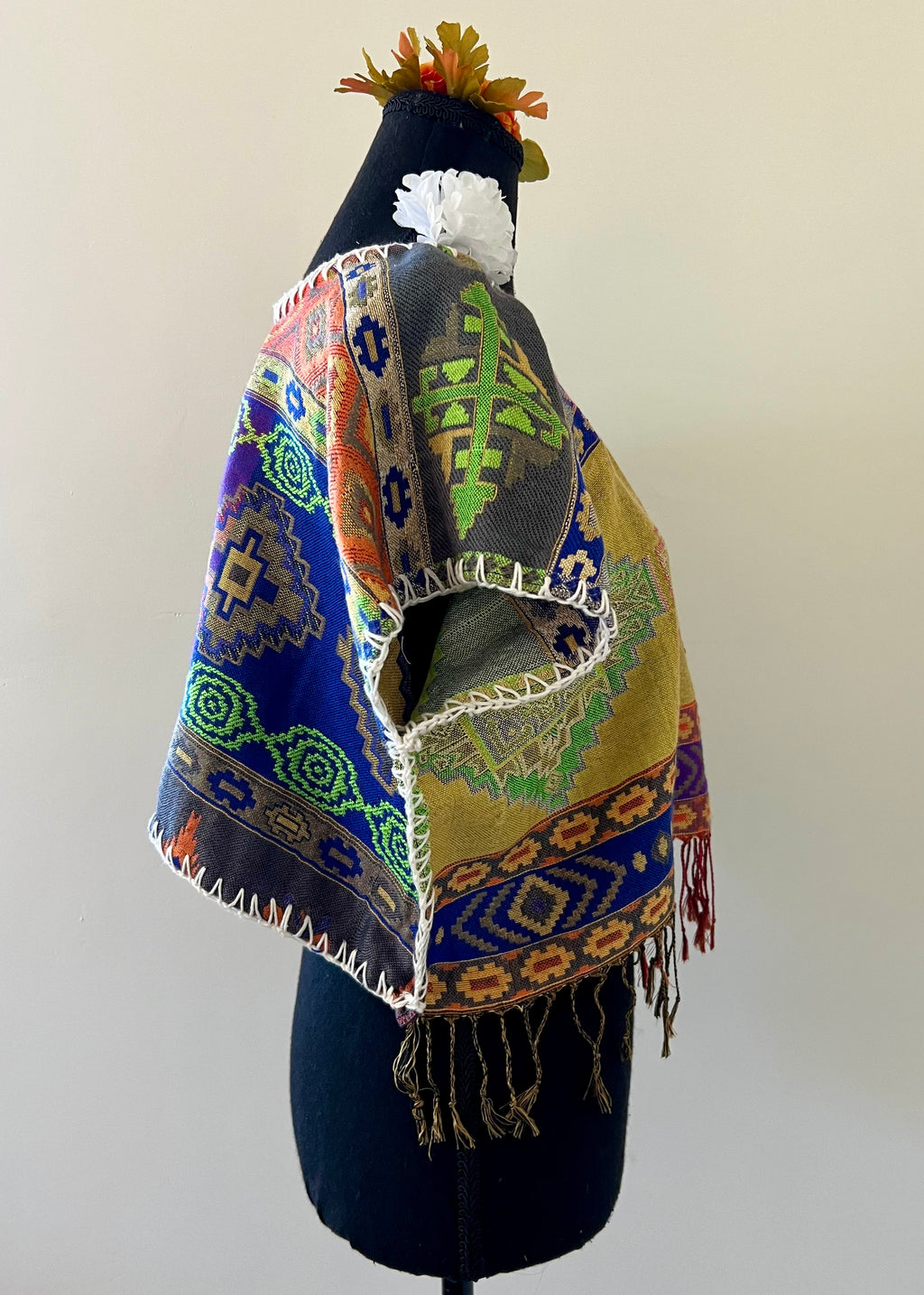 Cropped Huipil-Style Top