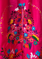 Handmade Oaxacan Embroidered Short Length Dress - San Antonino Style