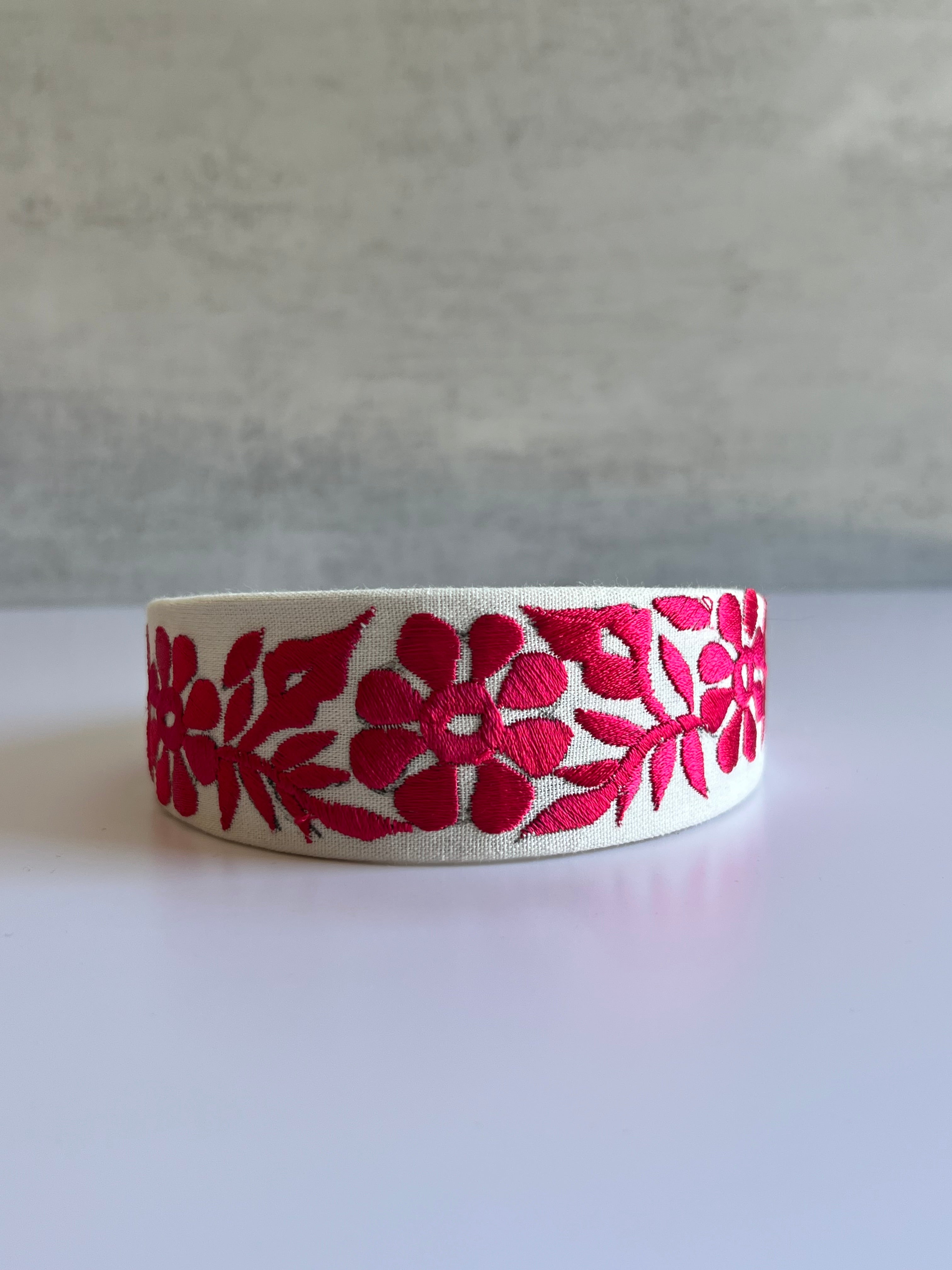 Embroidered Headbands Floral