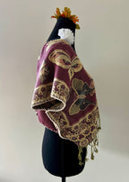 Butterfly Cropped Huipil-style Top