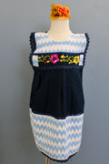 Girls Hand-Embroidered Oaxacan Crochet Dress