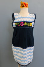 Girls Hand-Embroidered Oaxacan Crochet Dress