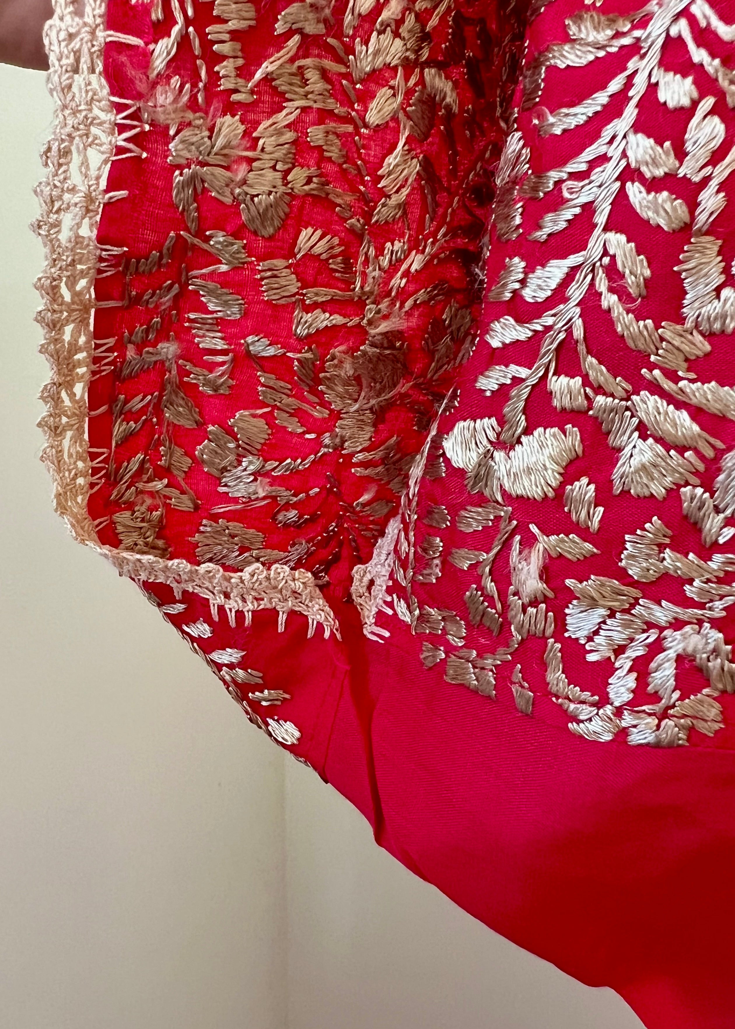 Handmade Oaxacan Embroidered Long Length Dress - San Antonino Style