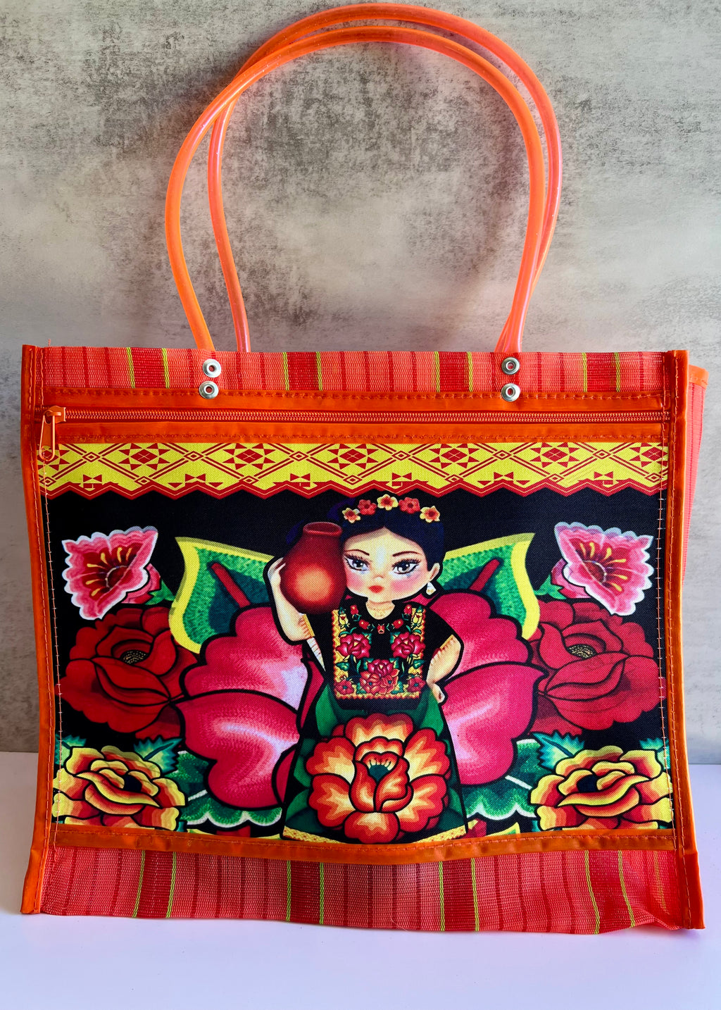 Mexican Market Bag, Floral Tote Bag
