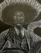 “Zapato” by Leon Arrazola- Grabado- Woodcut Printmaking