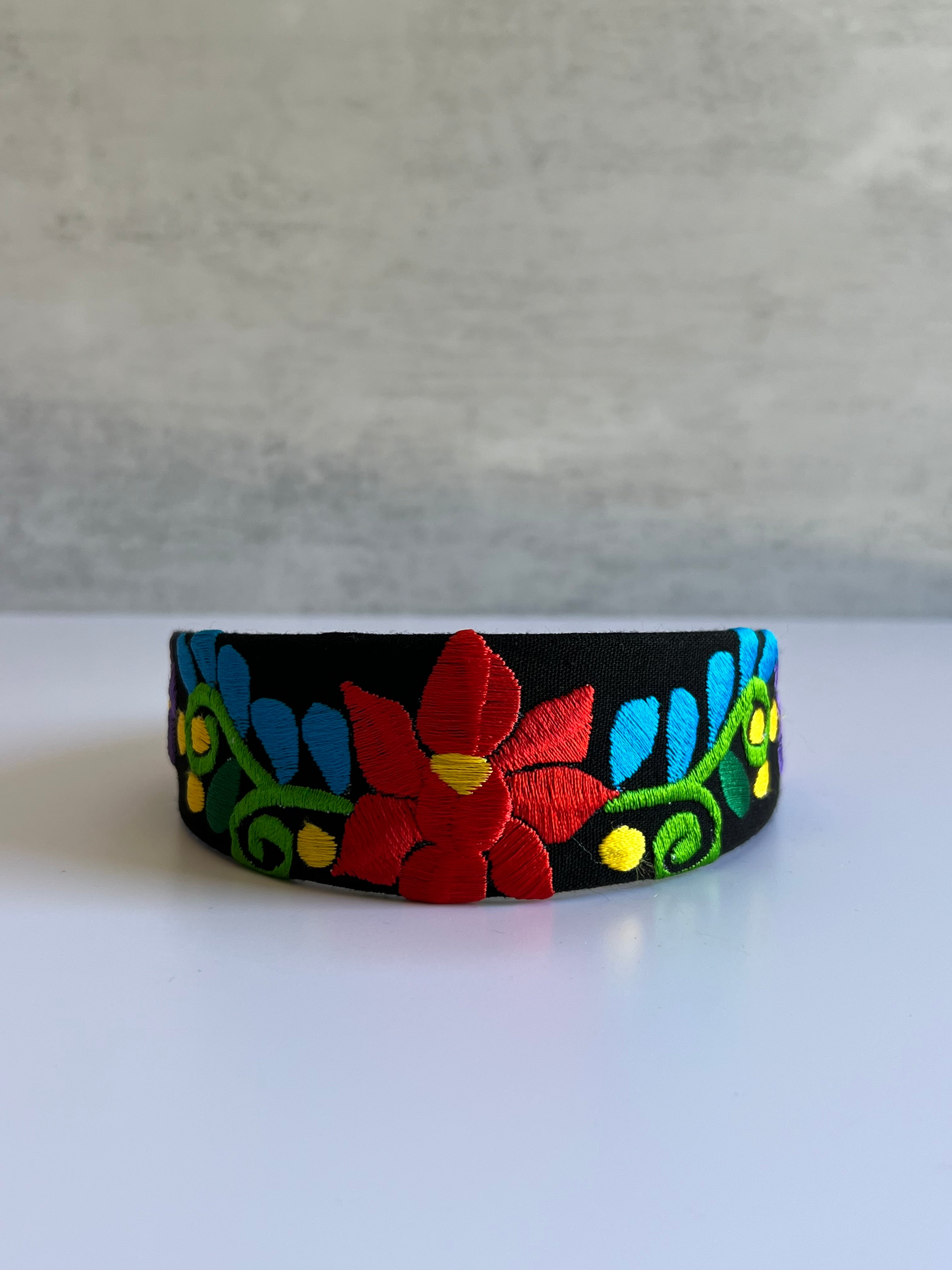 Embroidered Headbands Floral