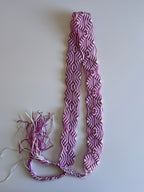 Woven Braided Pink Belt