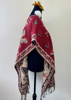 Butterfly Rebozo-Style Woven Shawl / Multi-Way Cover-Up