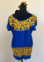 Traditional Oaxacan Embroidered Blouse – San Antonino Style