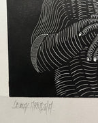 “Zapato” by Leon Arrazola- Grabado- Woodcut Printmaking