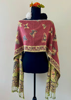 Butterfly Rebozo-Style Woven Shawl / Multi-Way Cover-Up