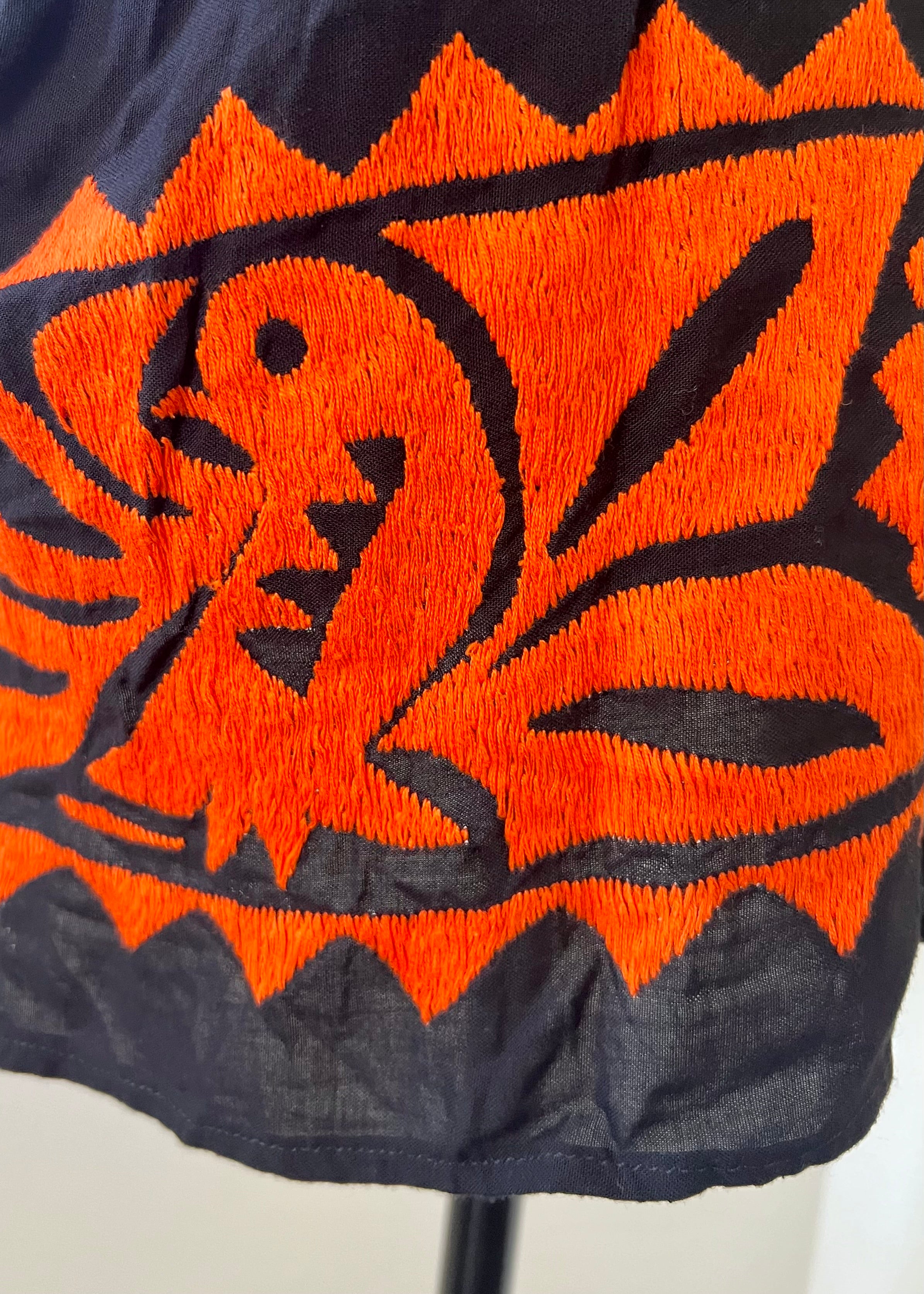 Traditional Oaxacan Embroidered Blouse – San Antonino Style