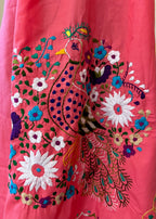 Handmade Oaxacan Embroidered Short Length Dress - San Antonino Style