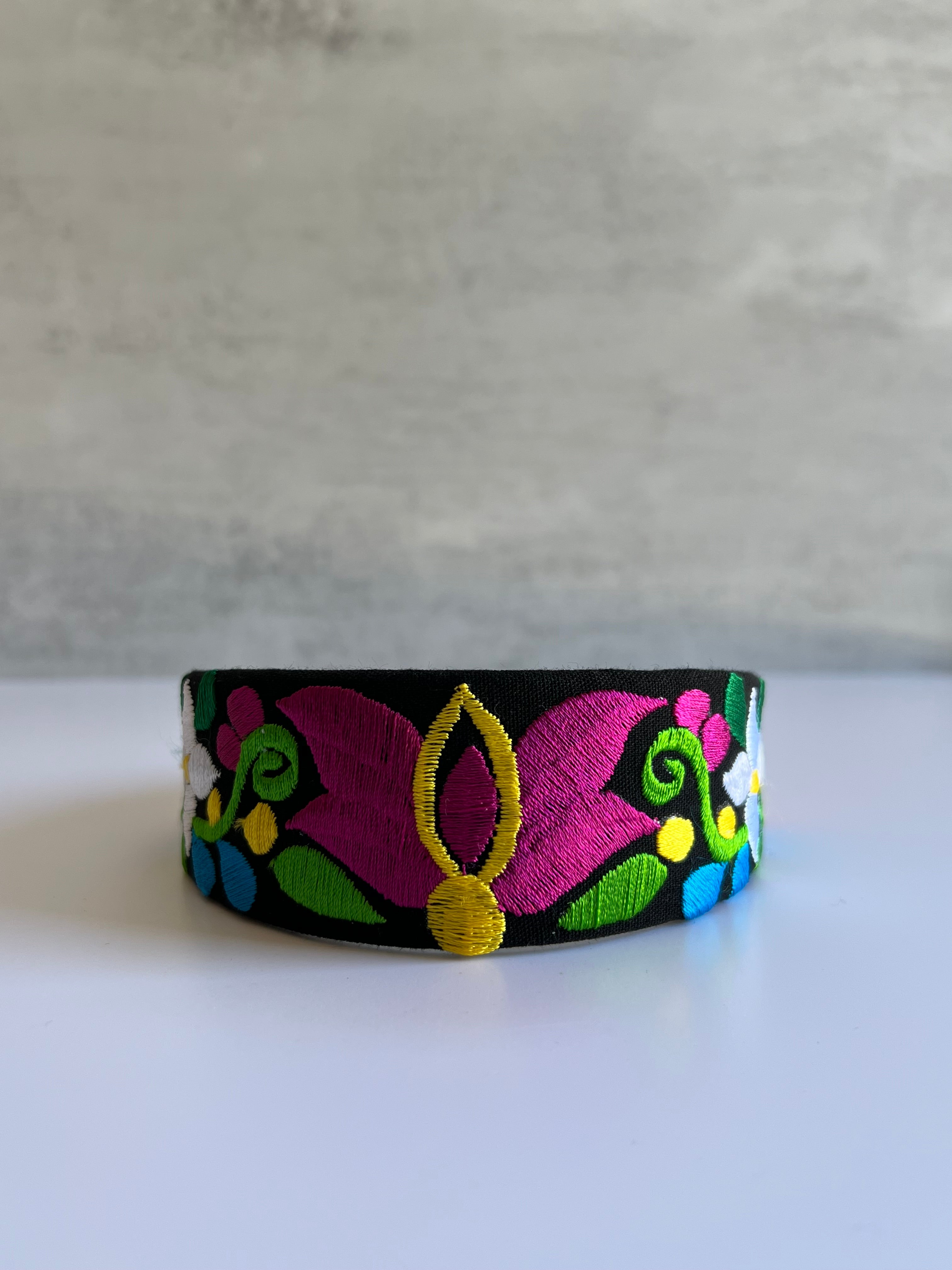 Embroidered Headbands Floral