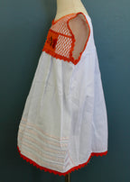 Girls Hand-Embroidered Oaxacan Crochet Dress