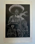 “Zapato” by Leon Arrazola- Grabado- Woodcut Printmaking