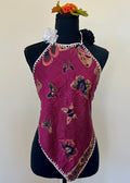 Butterfly Diamond Backless Halter Top