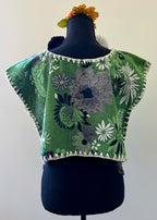 Floral Cropped Huipil-style Top
