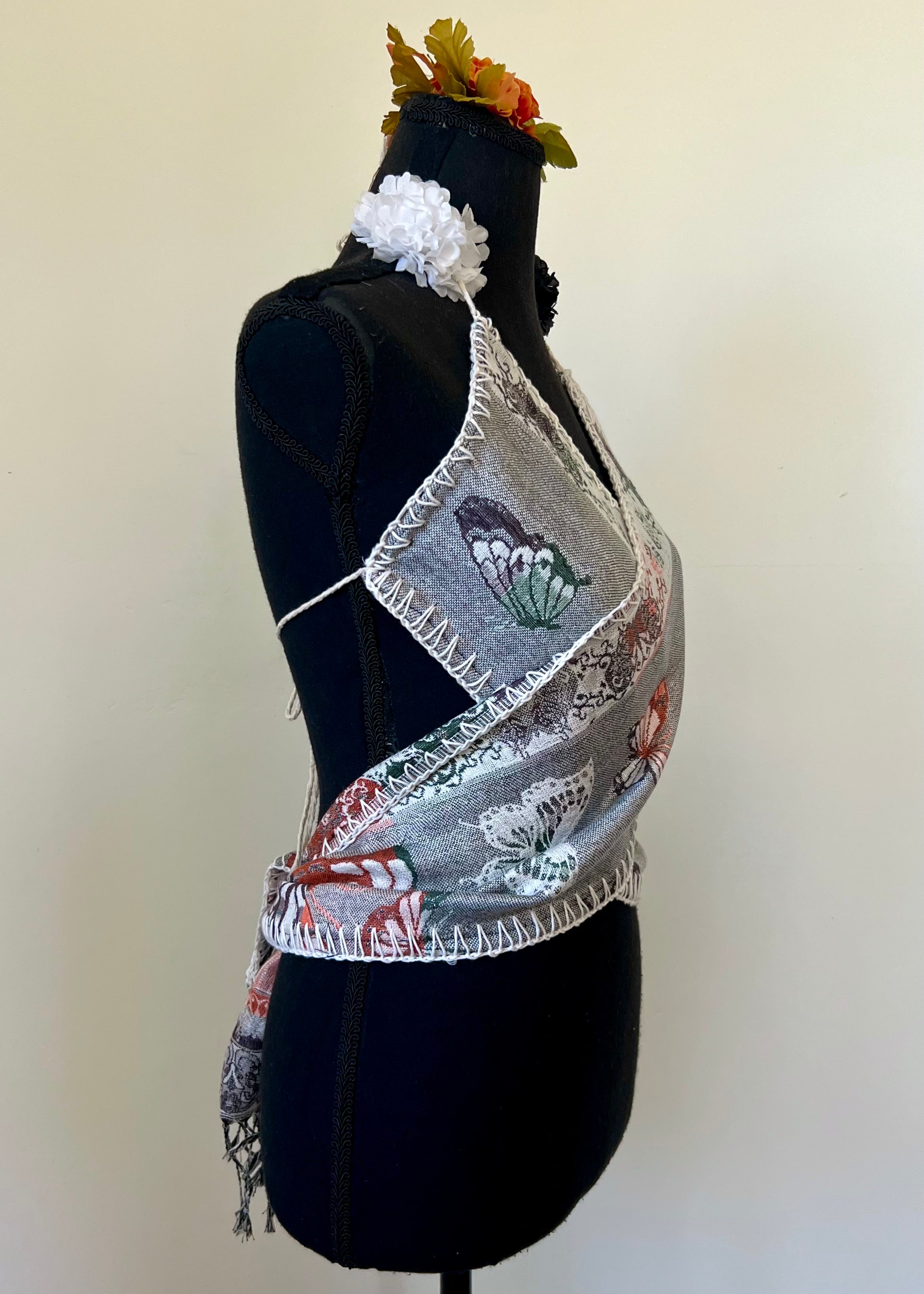 Reversible Cross-Back Wrap Top