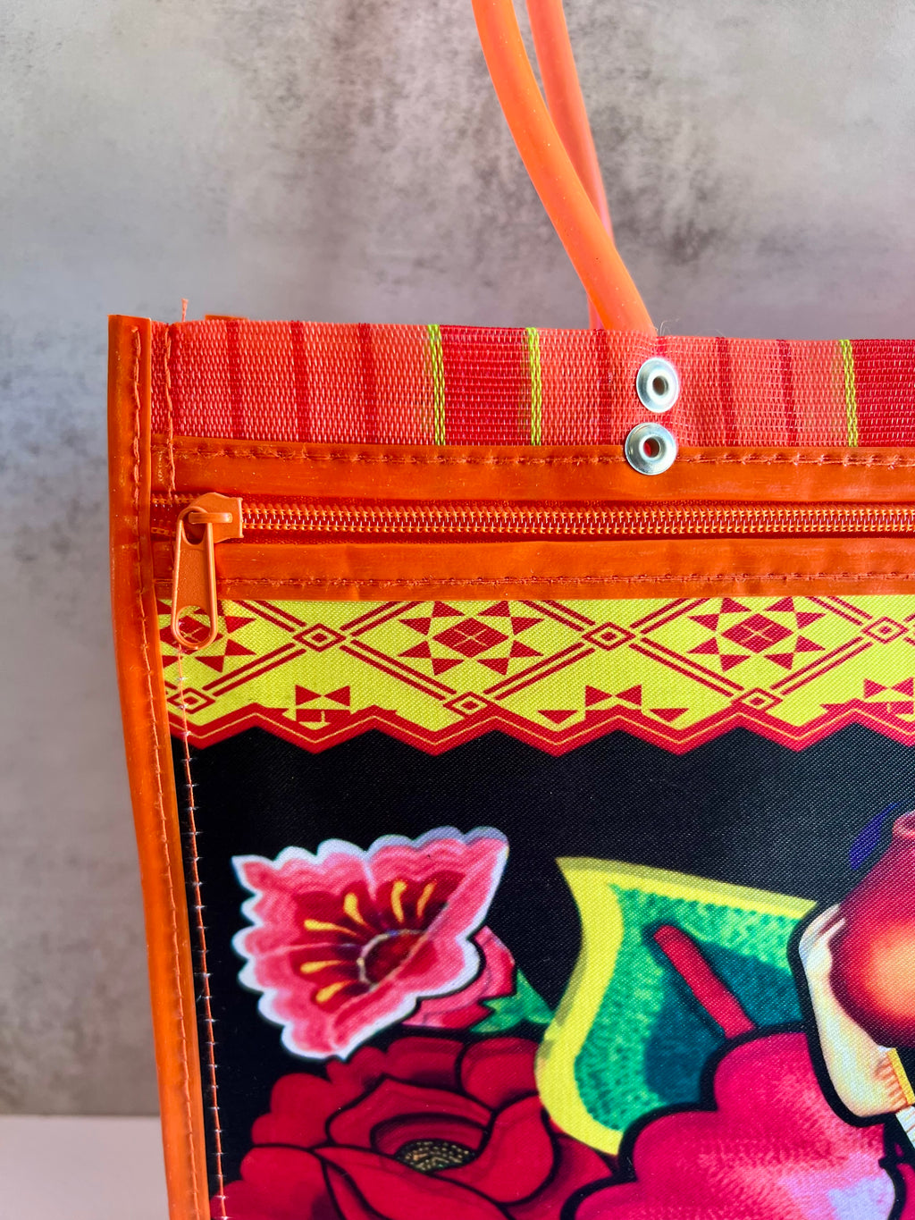 Mexican Market Bag, Floral Tote Bag