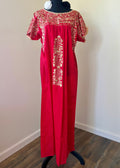 Handmade Oaxacan Embroidered Long Length Dress - San Antonino Style