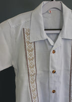 Guayabera Shirt Boys Handmade