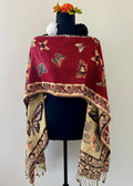 Butterfly Rebozo-Style Woven Shawl / Multi-Way Cover-Up