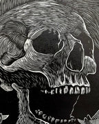 “Sin Título” by Leon Arrazola- Grabado- Woodcut Printmaking