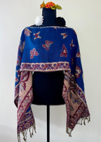 Butterfly Rebozo-Style Woven Shawl / Multi-Way Cover-Up