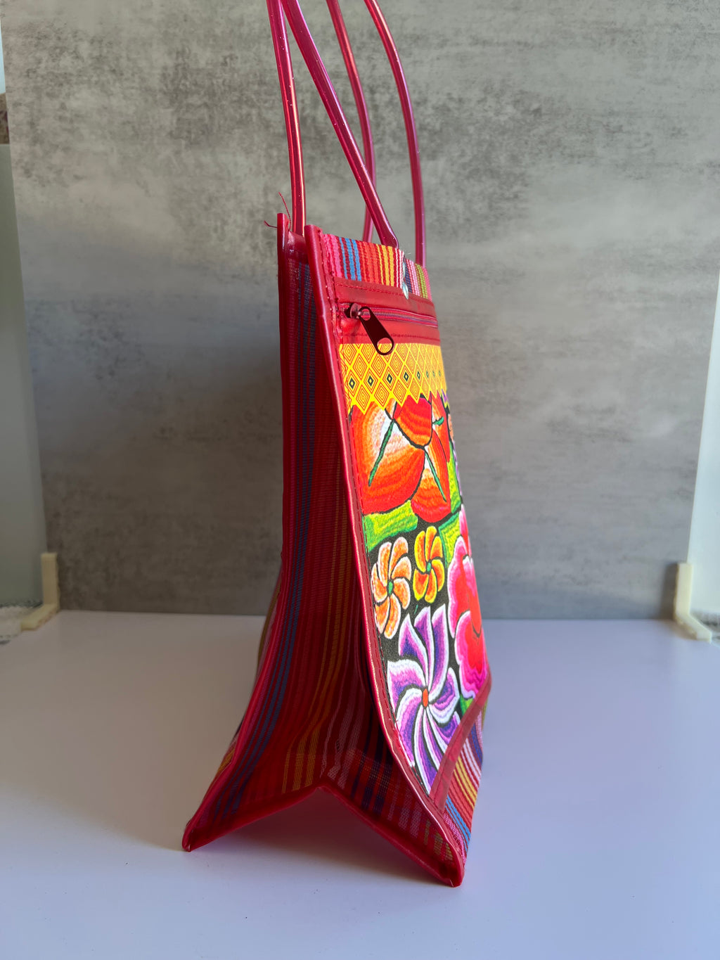 Mexican Market Bag, Floral Tote Bag