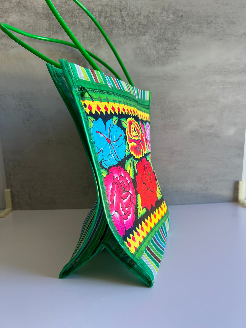 Mexican Market Bag, Floral Tote Bag