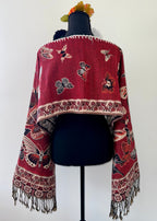 Butterfly Rebozo-Style Woven Shawl / Multi-Way Cover-Up