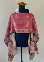 Butterfly Rebozo-Style Woven Shawl / Multi-Way Cover-Up