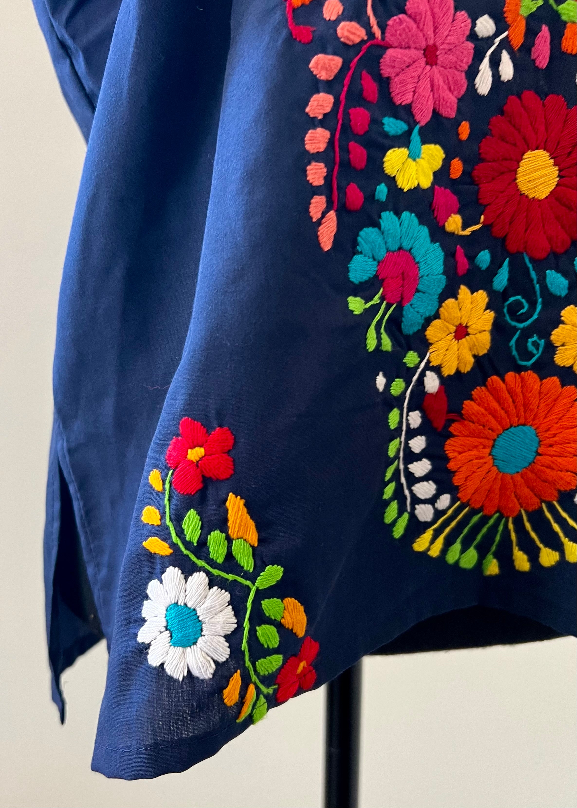 Handmade Floral Embroidered Top