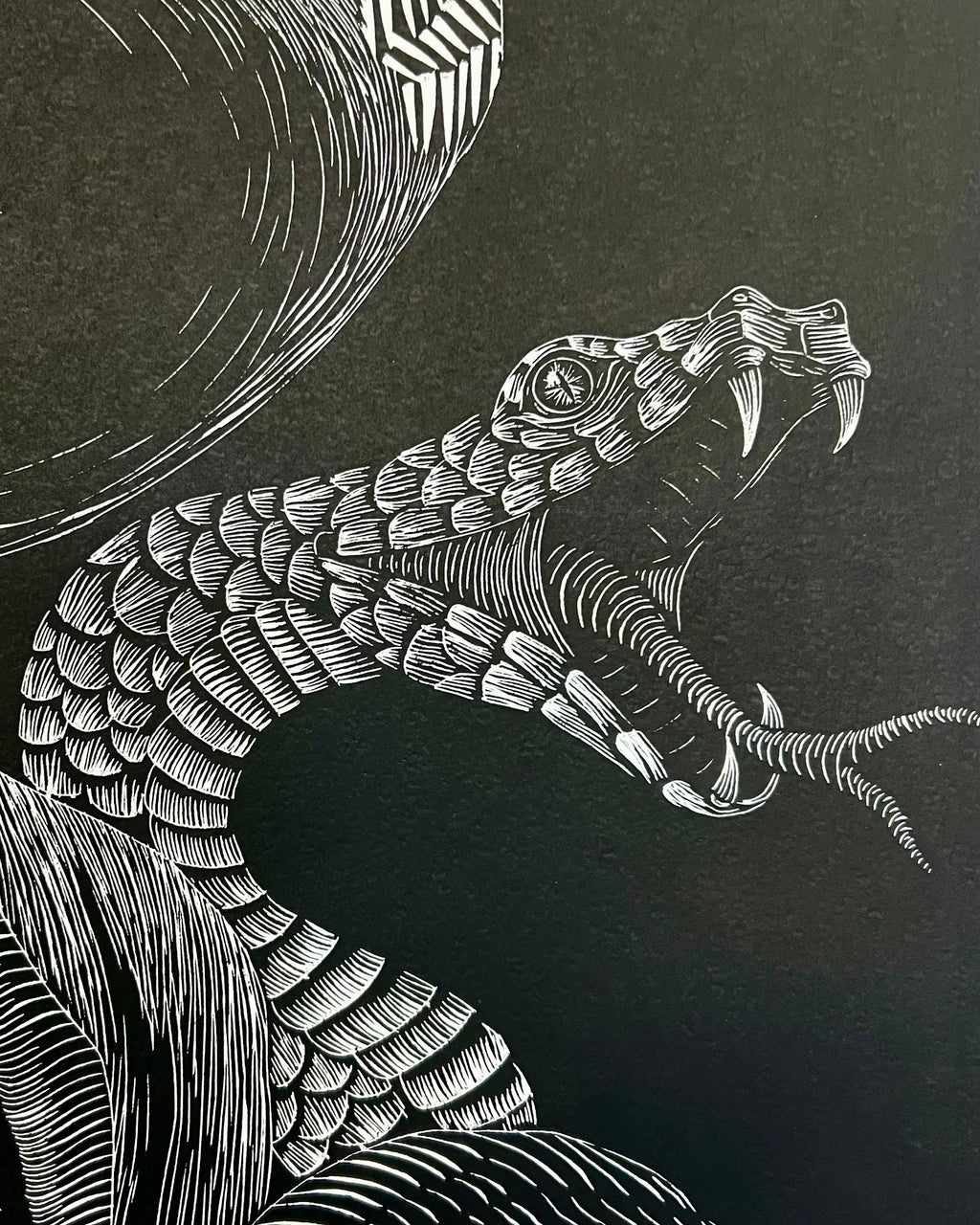 “Zapato” by Leon Arrazola- Grabado- Woodcut Printmaking