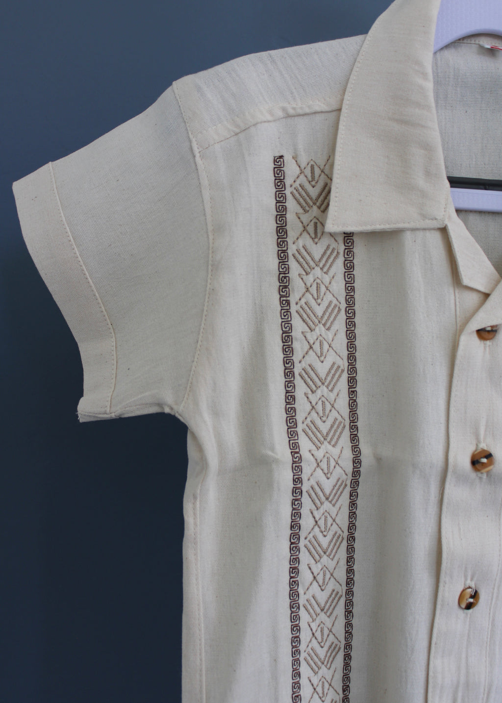 Guayabera Shirt Boys Handmade